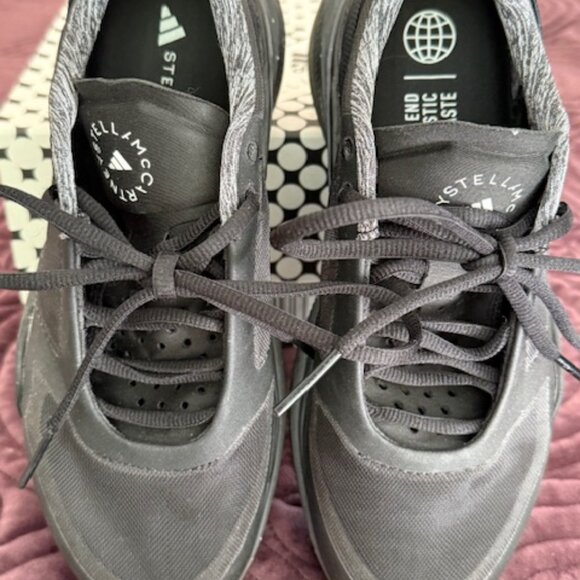Stella McCartney Adidas Earthlight Mesh Core Black (With Box) Women's 7 - Picture 2 of 10